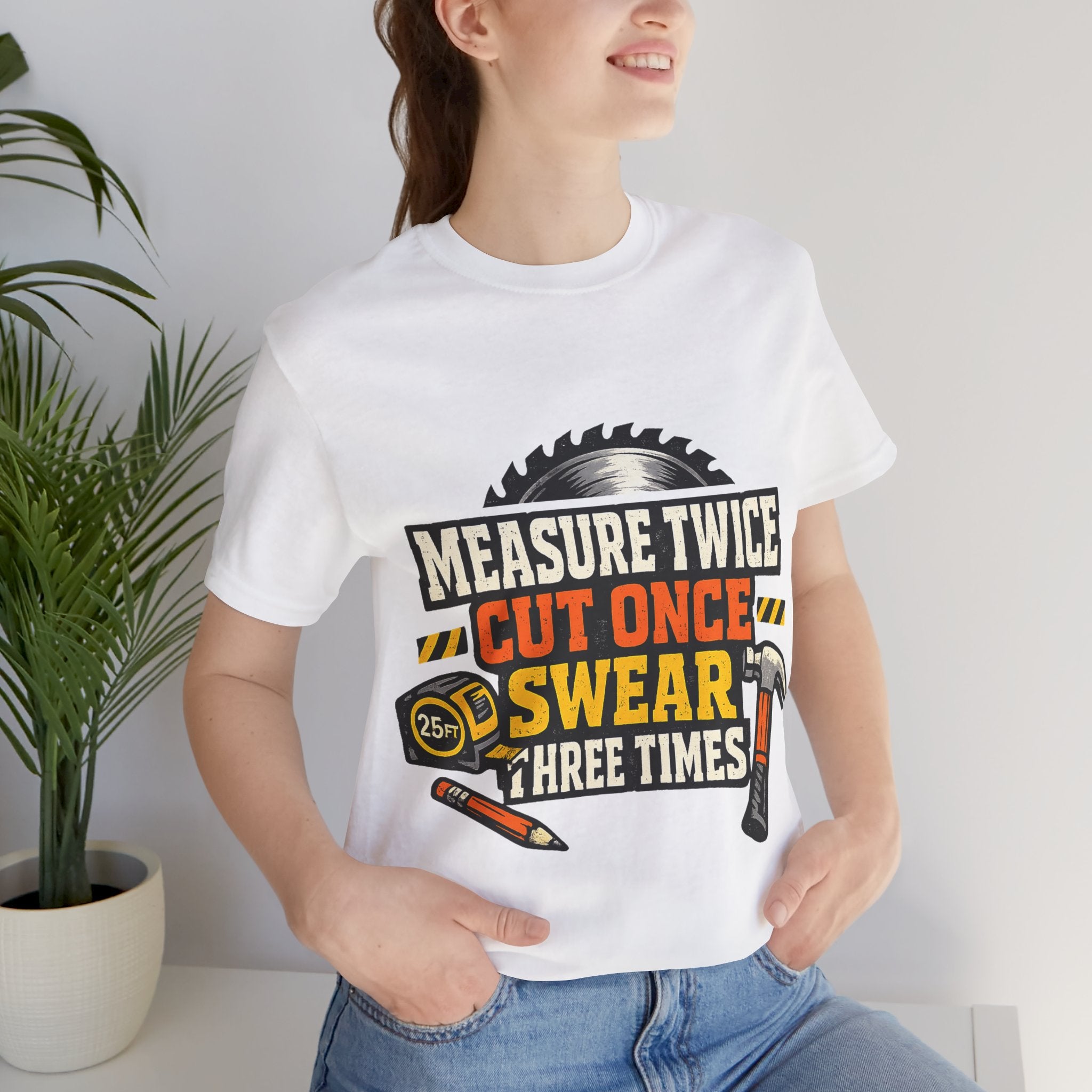 Measure Swear Repeat Construction Hoodie
