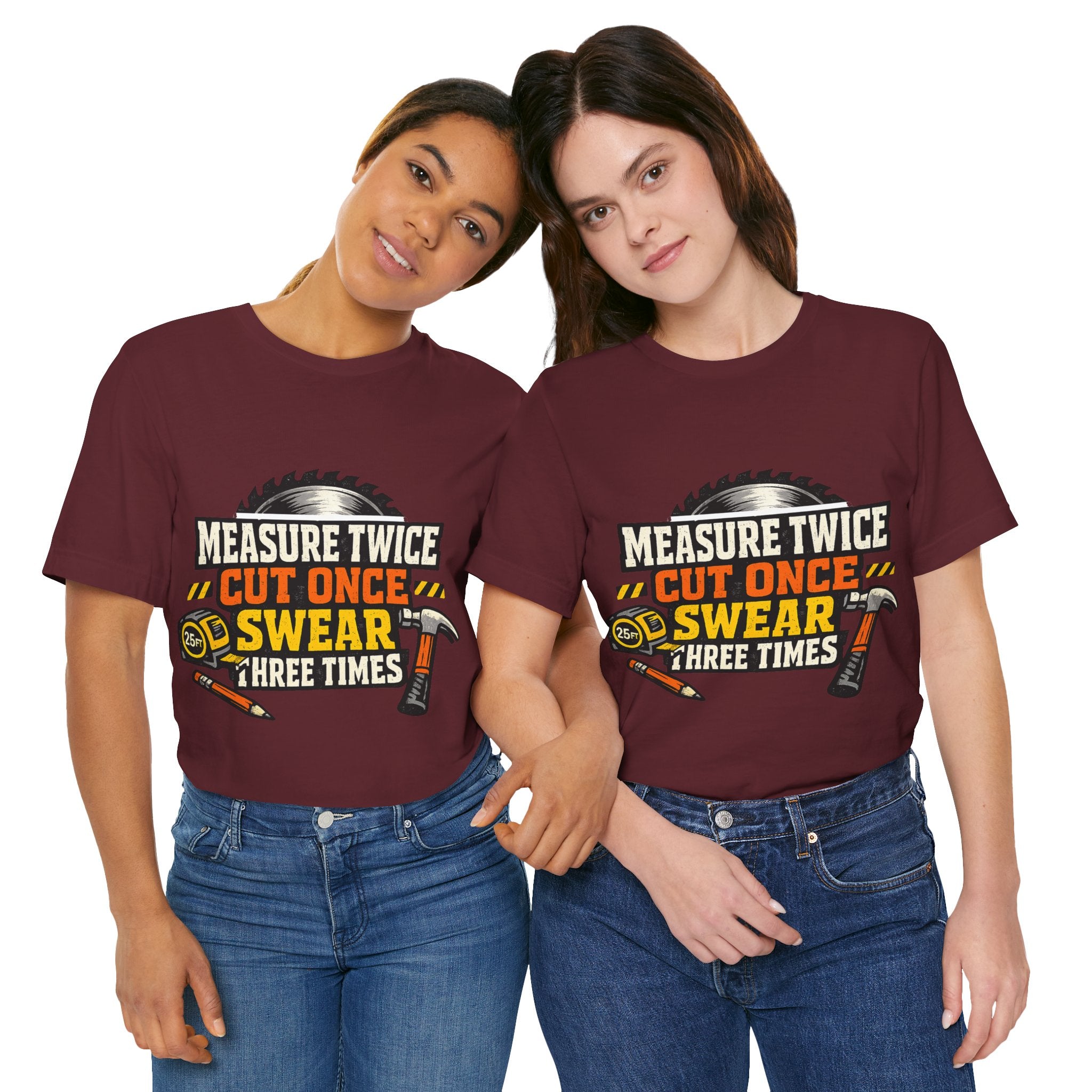 Measure Swear Repeat Construction Hoodie