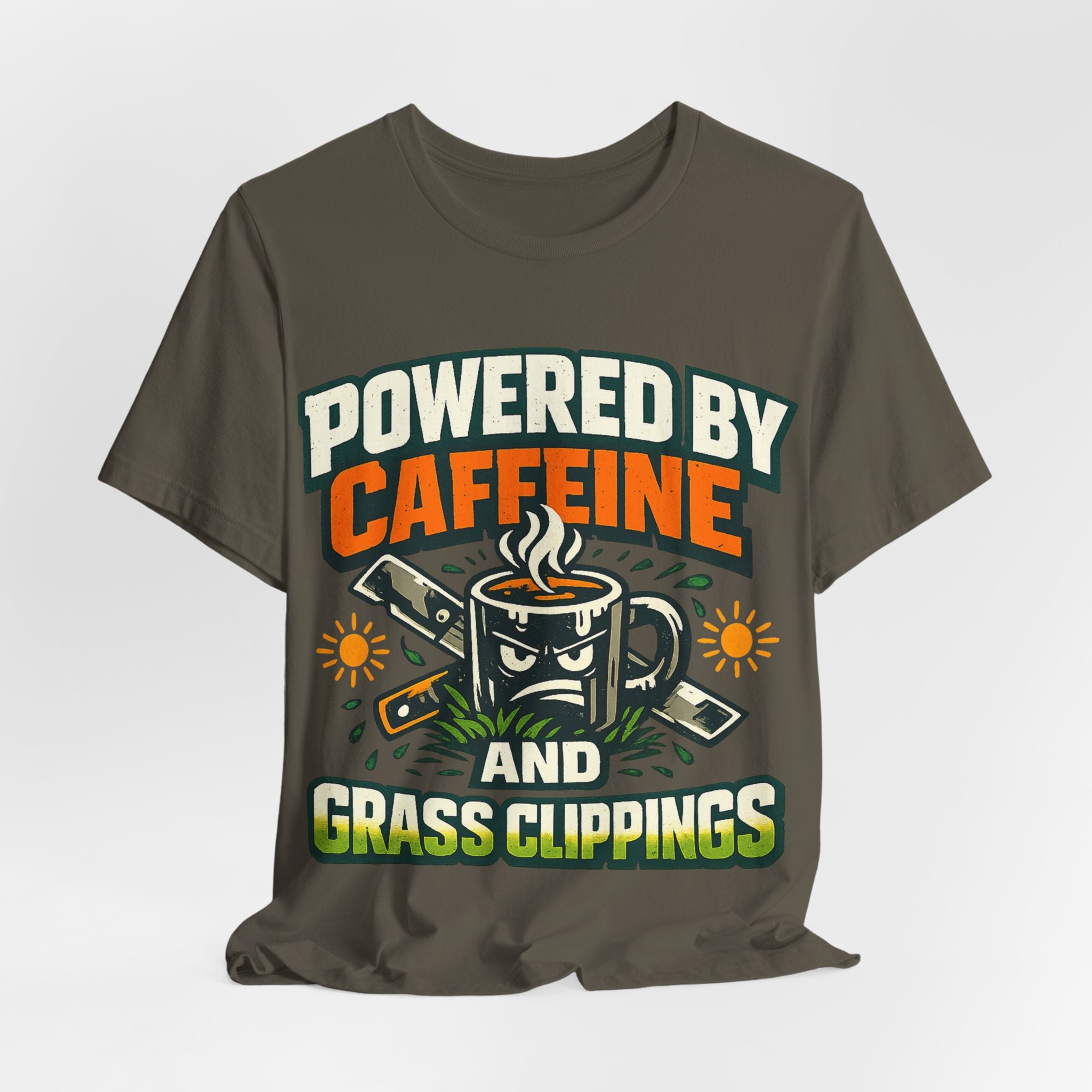 Powered by Caffeine and Grass Clippings Shirt