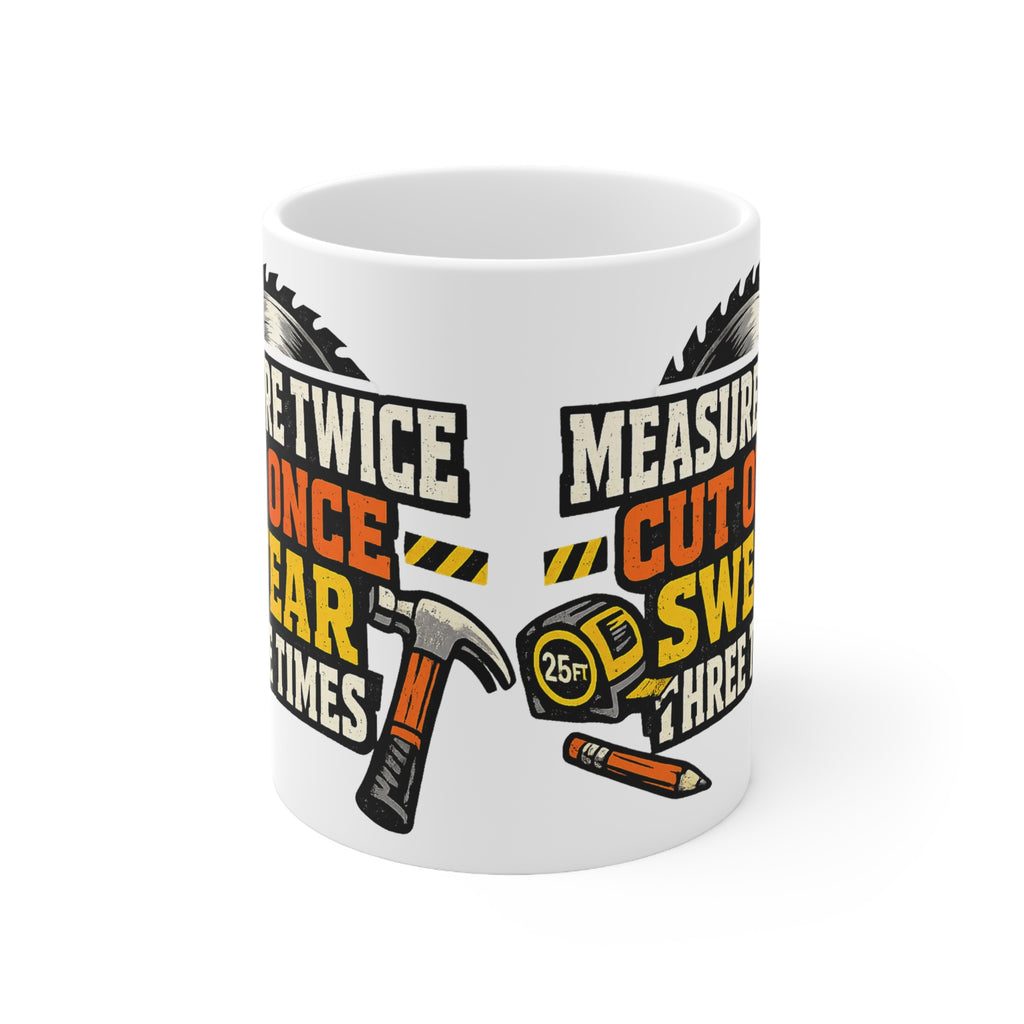 Measure Swear Repeat Construction Hoodie