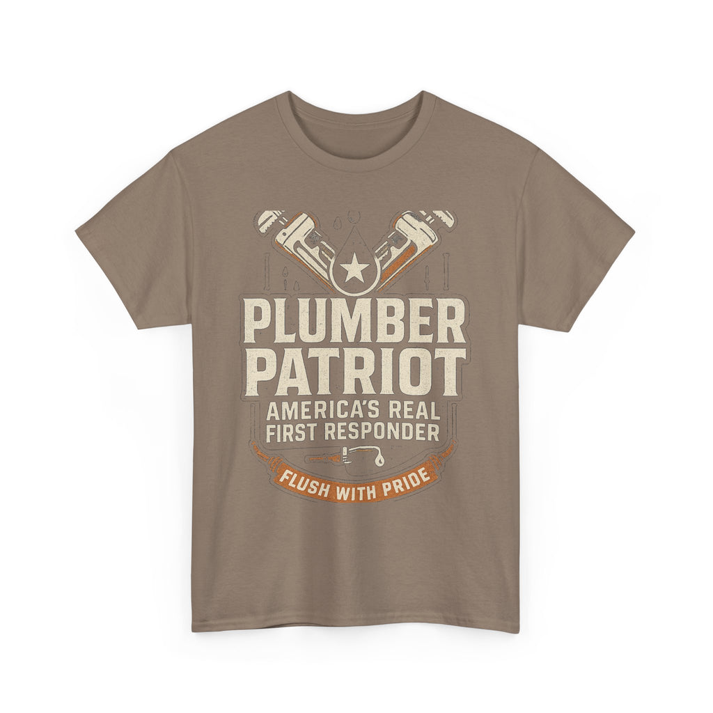 Plumber Patriot's Trade Tee