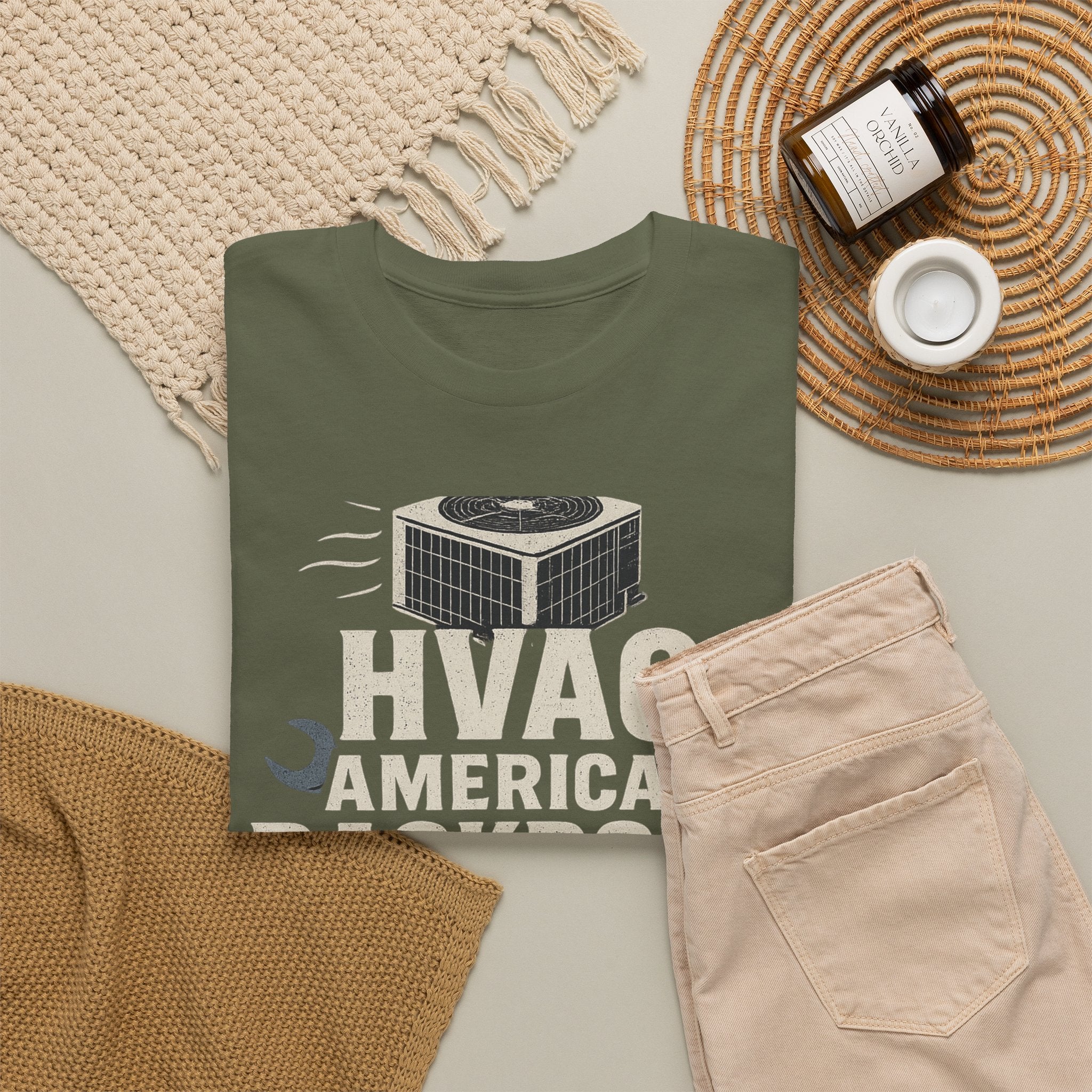 HVAC American Backbone Tee