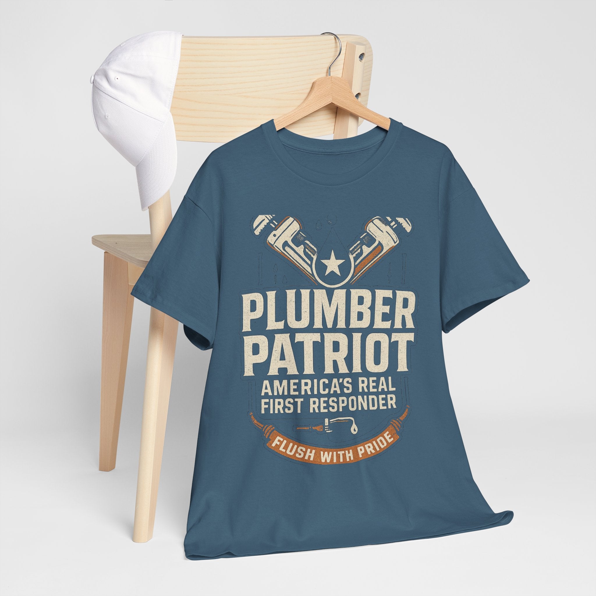 Plumber Patriot's Trade Tee