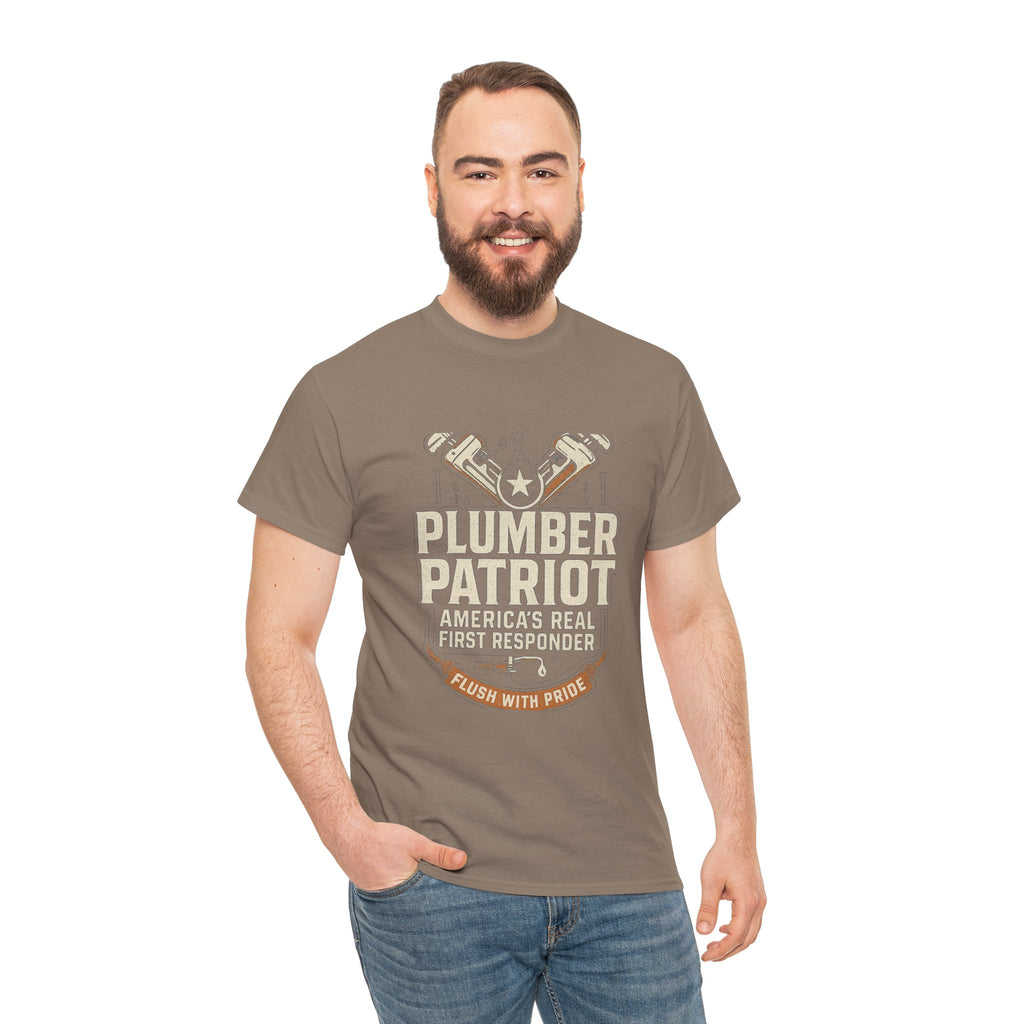 Plumber Patriot's Trade Tee