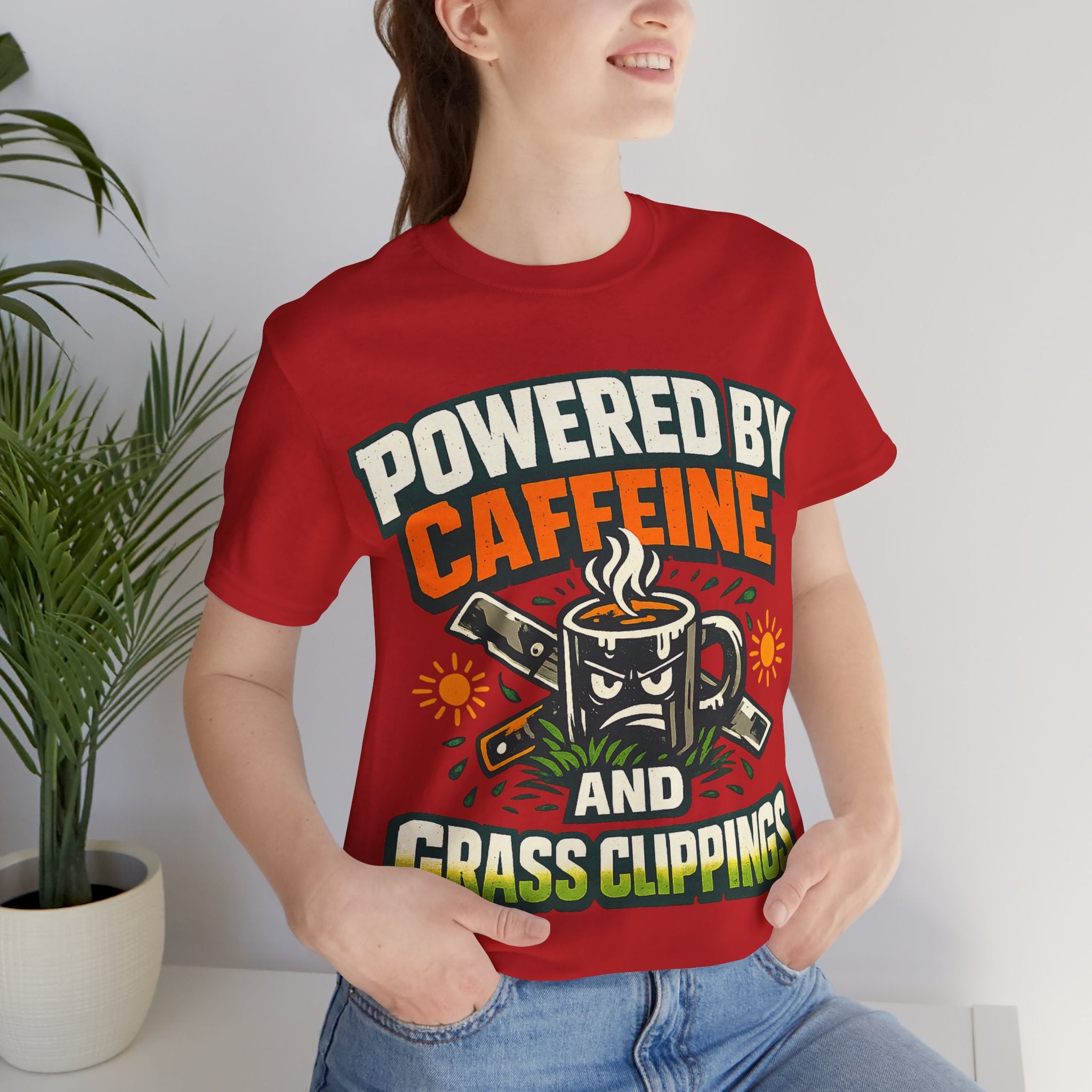 Powered by Caffeine and Grass Clippings Shirt