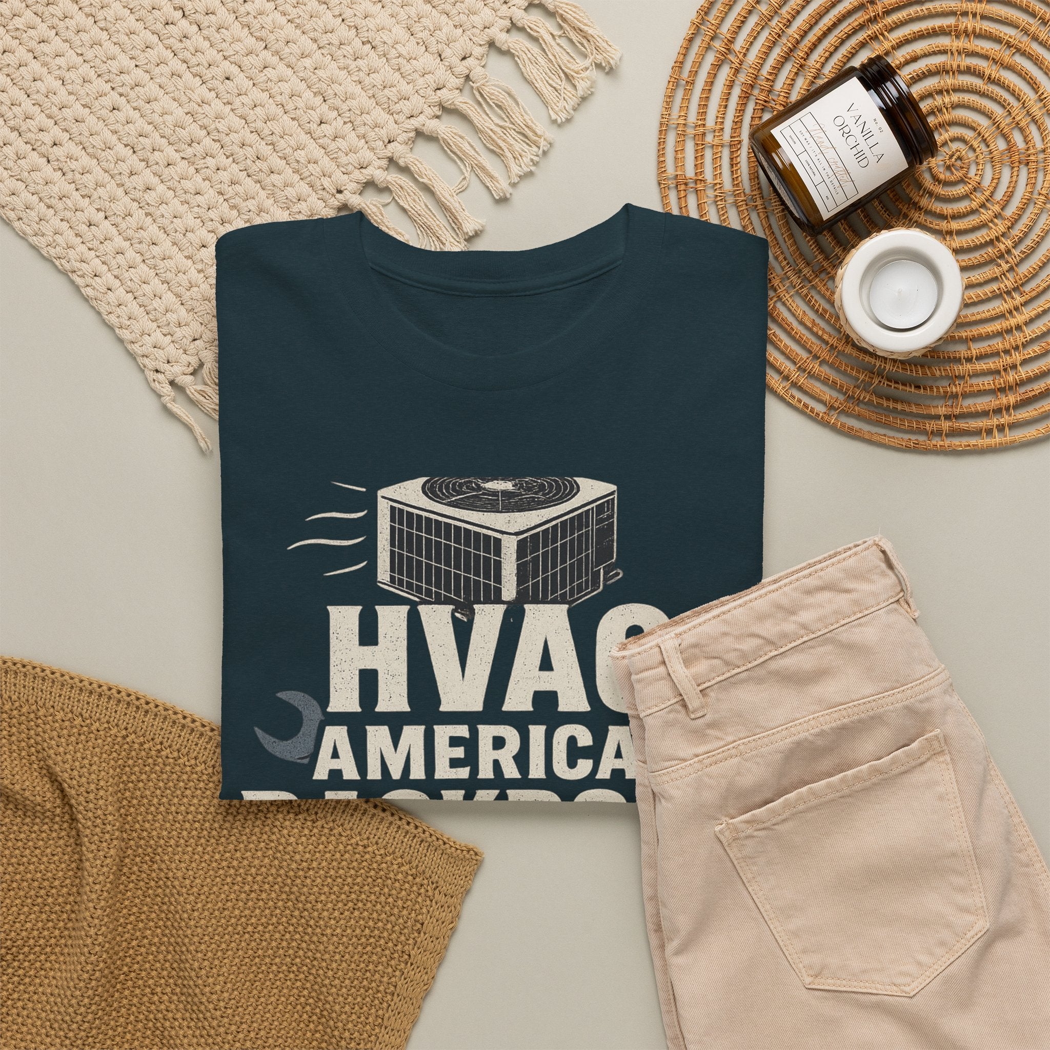HVAC American Backbone Tee