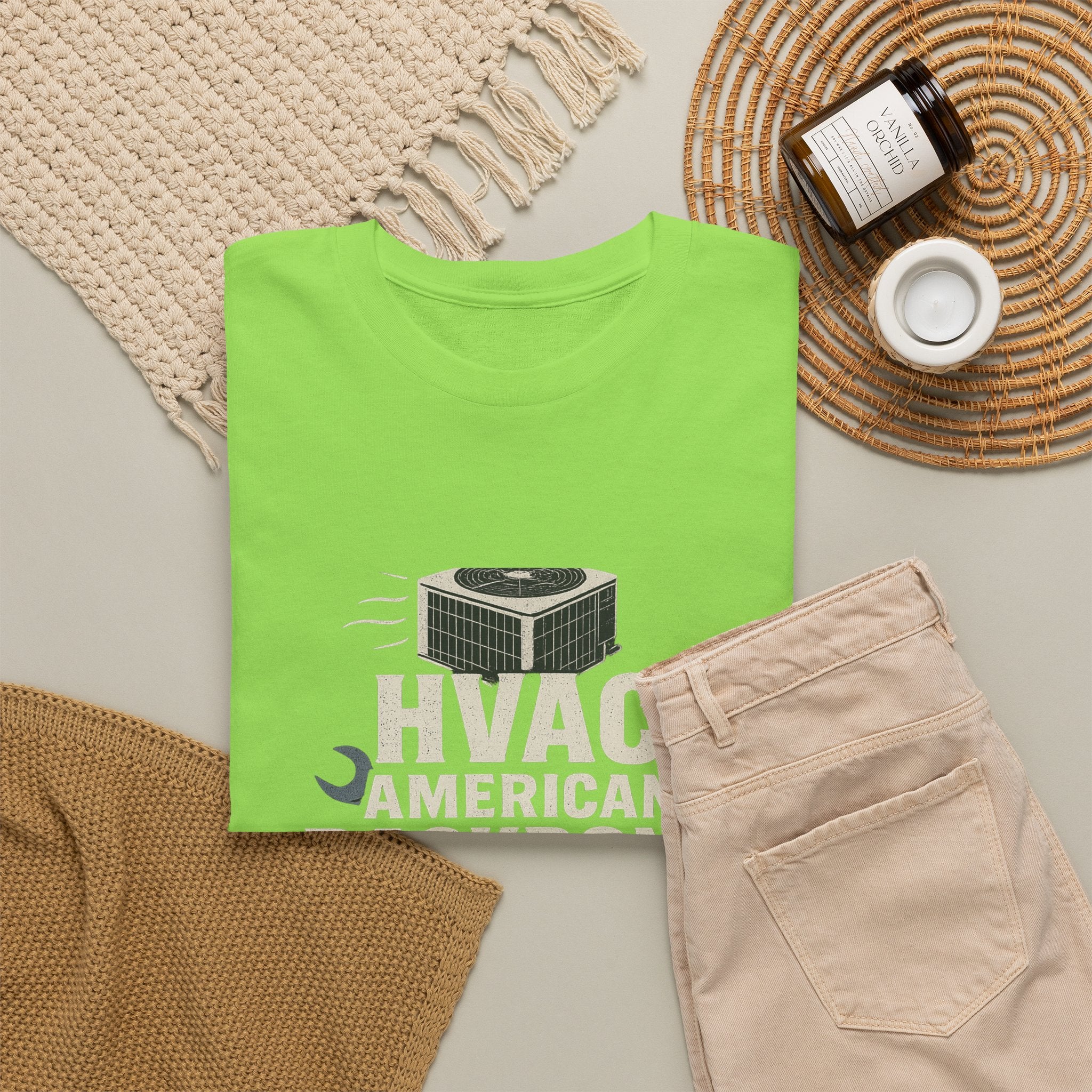 HVAC American Backbone Tee