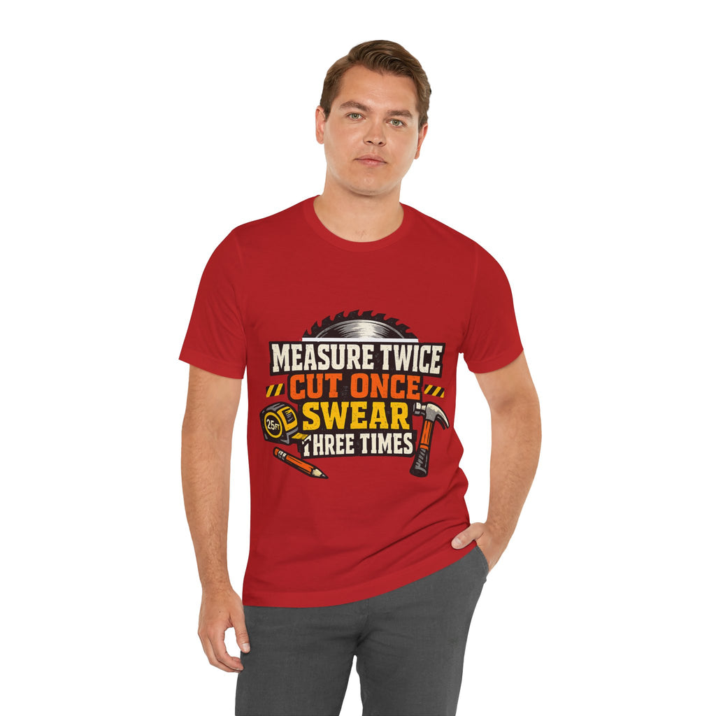 Measure Swear Repeat Construction Hoodie